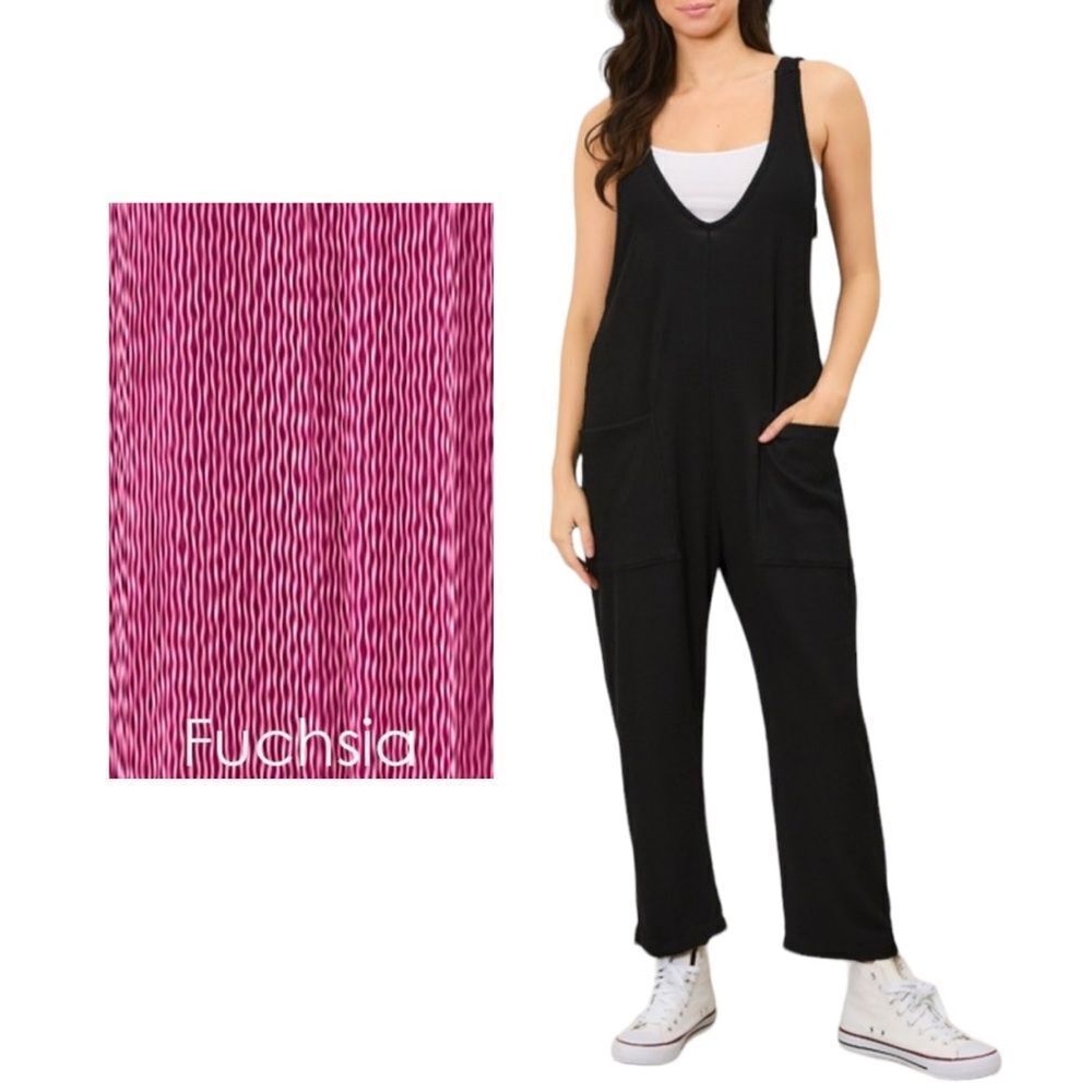 Fuschia Women's Jumpsuit. Size M